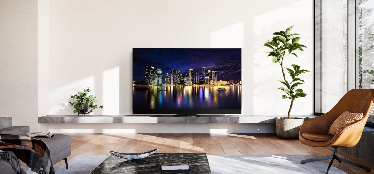 Panasonic OLED-Fernseher im Wohnzimmer