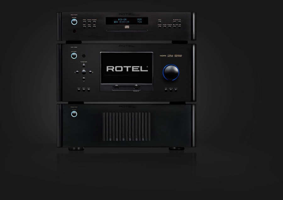 Rotel Verstärker- und CD-Player-Stack